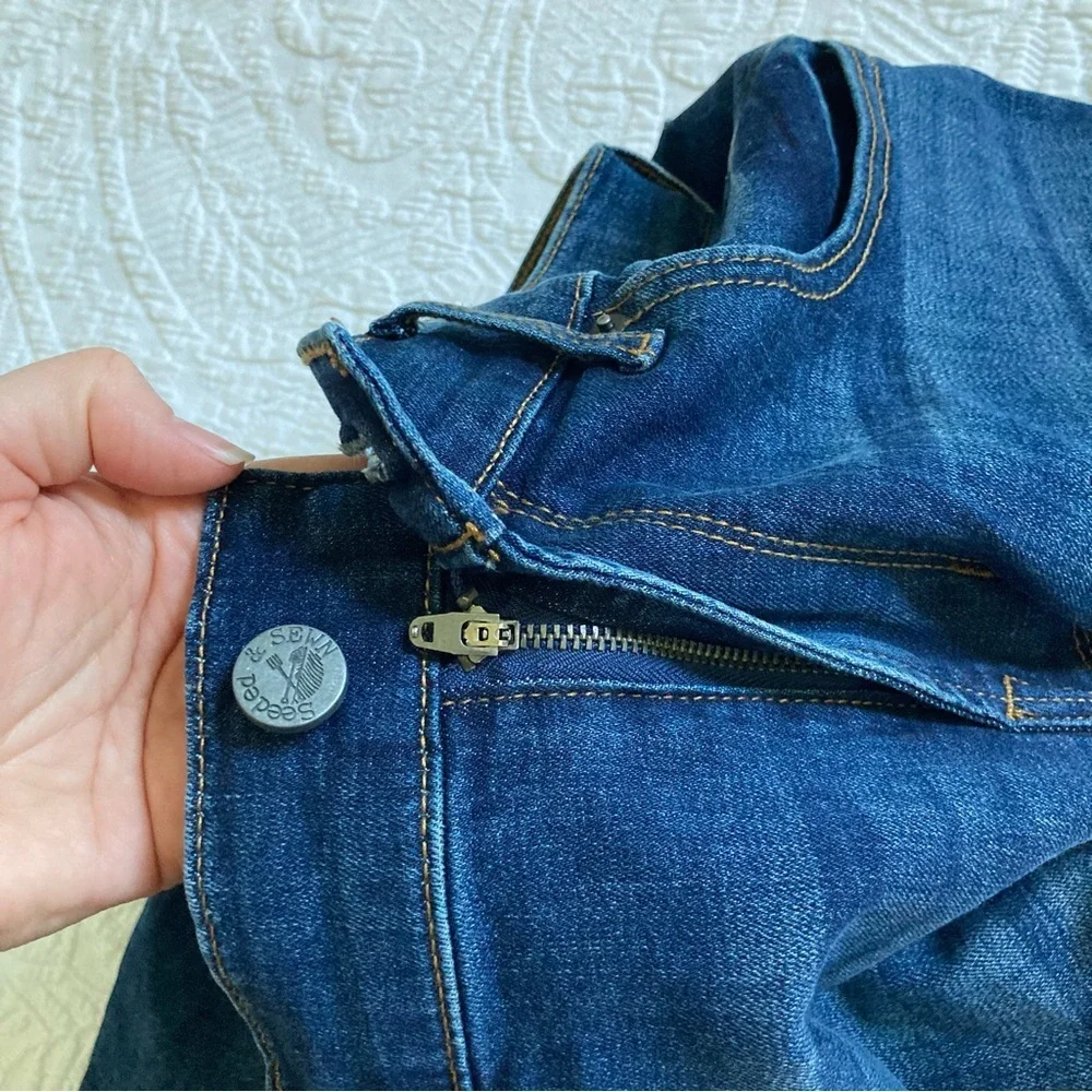 NWT Seeded & Sewn men’s Noah jeans size 32 x 36 relaxed straight